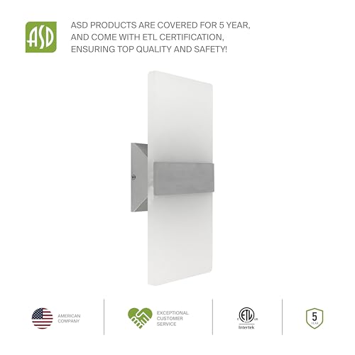 14 Inch Indoor LED Wall Sconce (2 Count)
