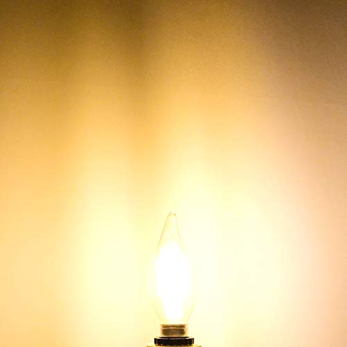 5W Vintage E26 Candelabra LED Bulbs 60W Equivalent