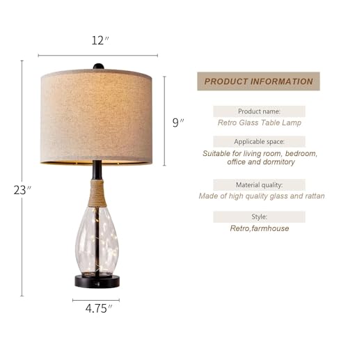 Bedside Table Lamp with USB
