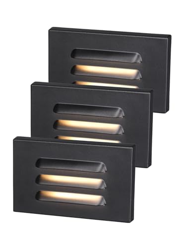 3 Pack 5CCT 120V LED Step Lights (3 Count)