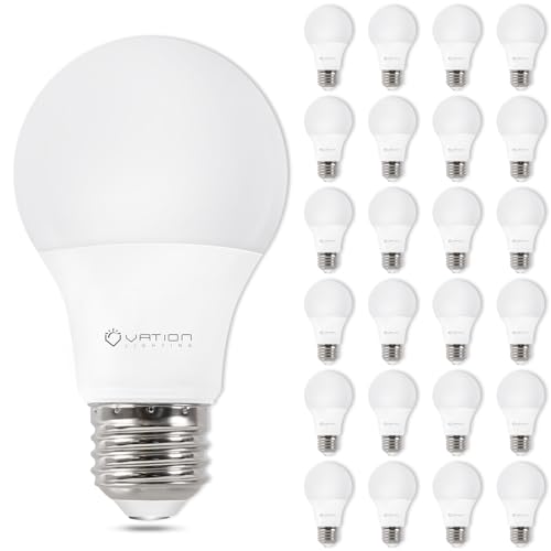 A19 LED Light Bulbs 60W Softwhite 2700K (24 Count)