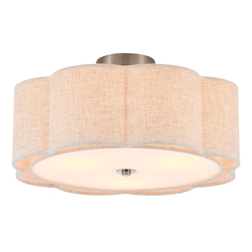 18" Large Semi Flush Mount Ceiling Light