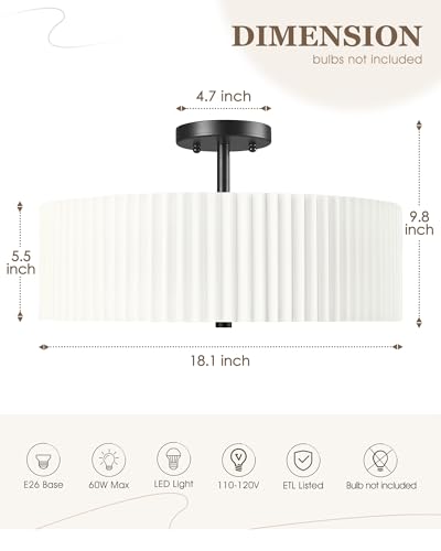 Semi Flush Mount Ceiling Lights