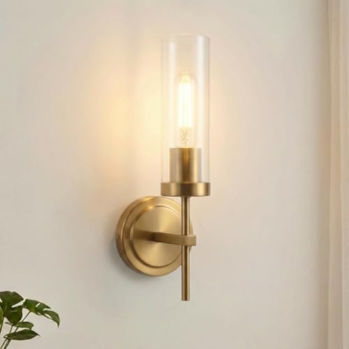 Hardwired Gold Bathroom Sconces Vanity Light fixtures Wall Light