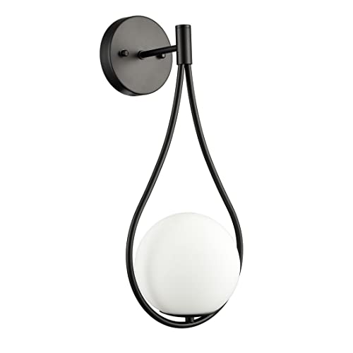 Mid Century Modern Black Wall Sconces (2 Count)
