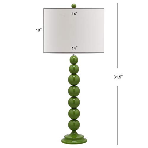 Lighting Collection Jenna Modern Contemporary Green Stacked Ball 32 (2 Count)