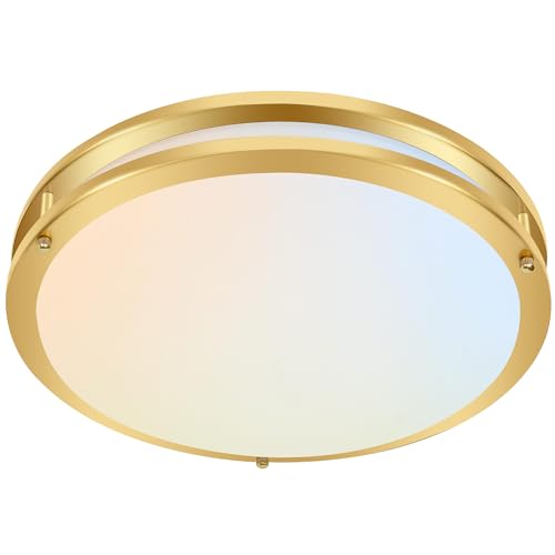 16 inch Dimmable LED Flush Mount Ceiling Light Fixture