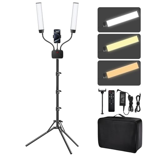 Selfie Light with 75'' Tripod Stand