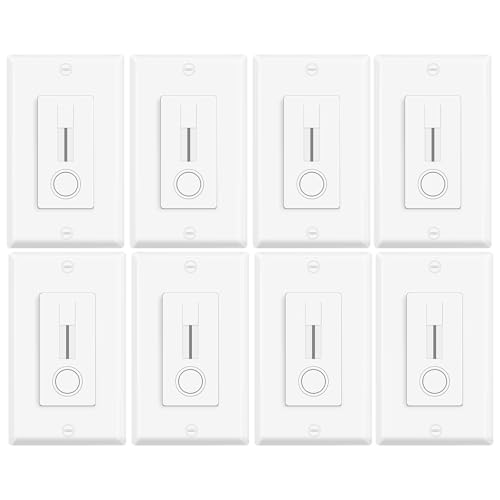 8 Pack LED Slide Dimmer Switch (8 Count)