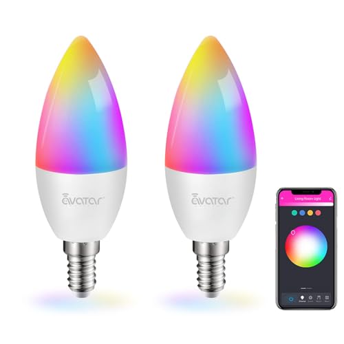 2 Pack E12 LED Light Bulb Compatible w (2 Count)