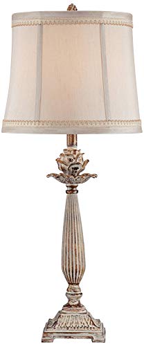 28" Tall Table Lamps Set of 2 Petite Artichoke Font Antique Traditional (2 Count)