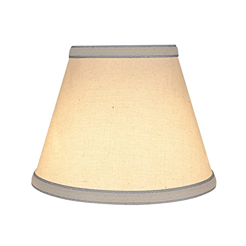 58909 Empire Uno Lamp Shade in Cream with Powder Blue