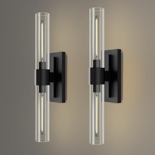 Black Wall Sconces Set of Two (160 Ounce)