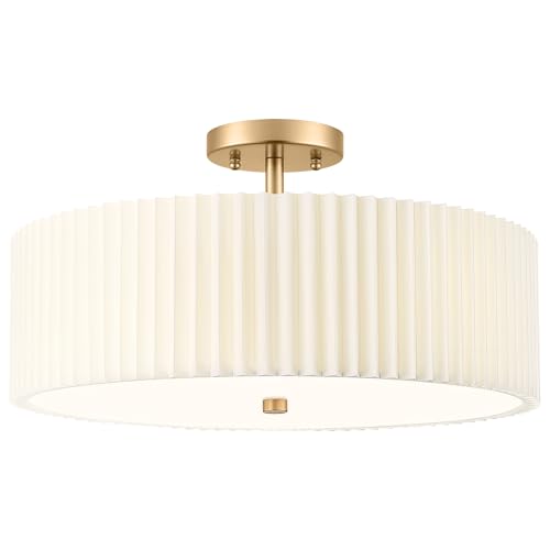 Gold Semi Flush Mount Ceiling Lights