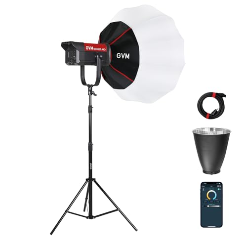 GVM 300W Video Light Kit with Lantern Softbox