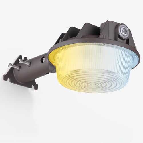 3CCT LED Barn Light Dusk to Dawn Area Lights Aluminum Bronze