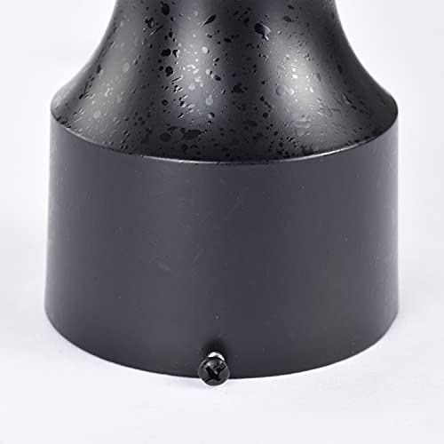 60/899, 3-Light Outdoor Post Lantern, Beveled Glass, Black
