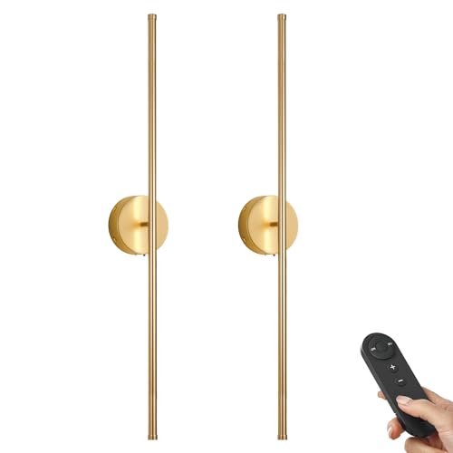 Battery Operated Wall Sconces Set of Two Wireless Wall Lights (2 Count)