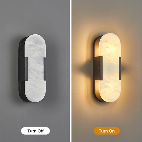 Natural Alabaster Wall Sconces
