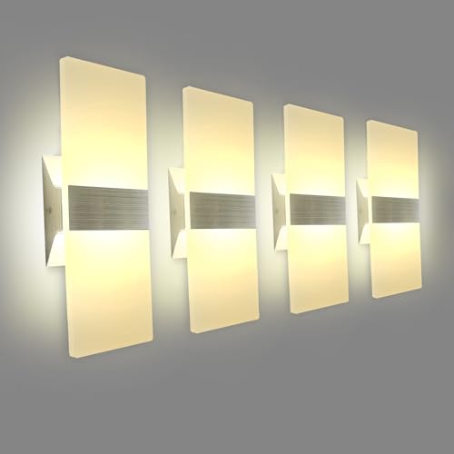 Modern Wall Sconces 4Pack (4 Count)