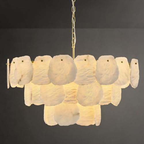 32″ Alabaster Chandelier