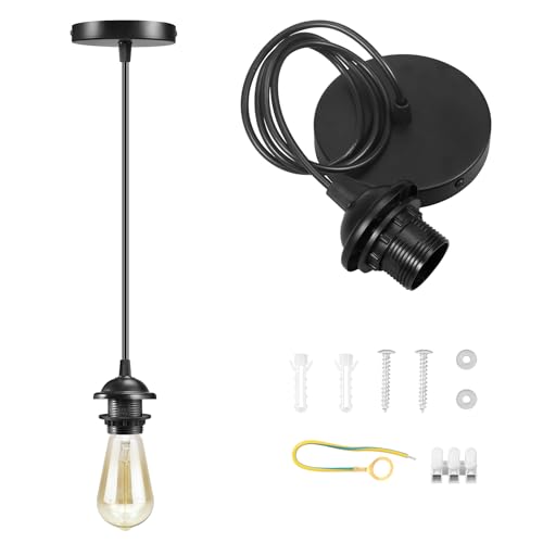 Black Pendant Light Kit