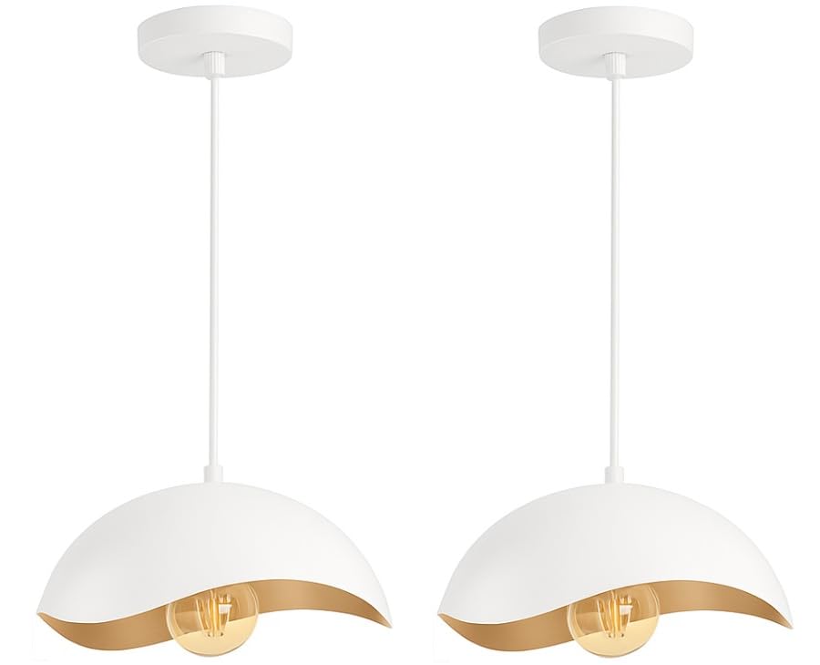 Modern White LED Pendant Light