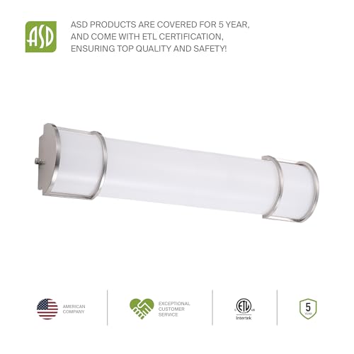 LED 30" Vanity Flush Mount Light Fixture