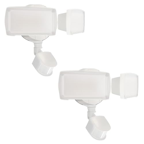 2 Pack 19W LED Flood Light Motion Sensor Outdoor (2 Count)