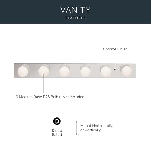 6 Light Bathroom Vanity Light