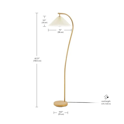 x Novogratz 61000043 62" Floor Lamp