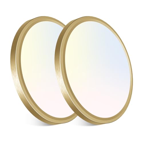 7 Inch Golden Flush Mount Ceiling Light (2 Count)