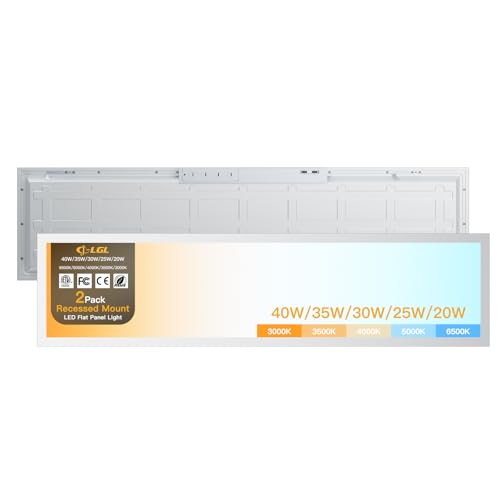 1x4 LED Flat Panel Light (2 Count)