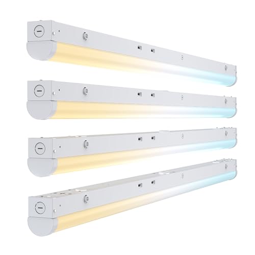 4ft LED Linear Light Fixture (4 Count)