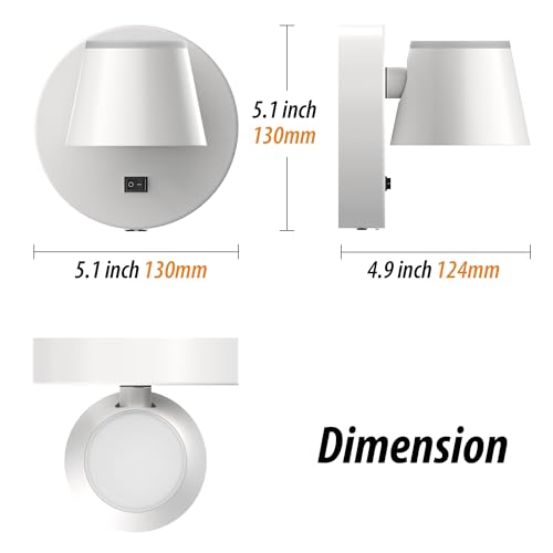 Battery Operated Wall Sconce with Remote