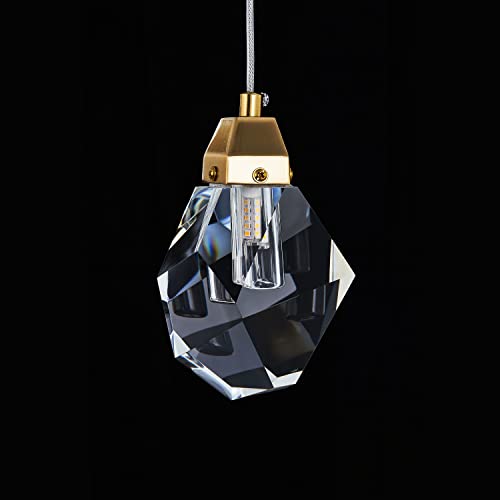 1 Light Crystal Pendant