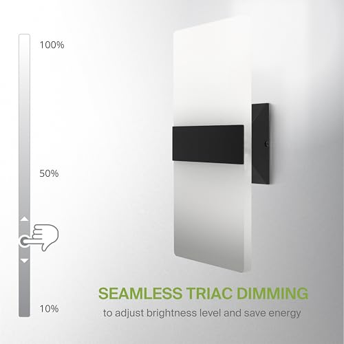 14 Inch Indoor LED Wall Sconce (2 Count)