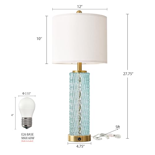27.75" Coastal Table Lamps Set of 2 (2 Count)