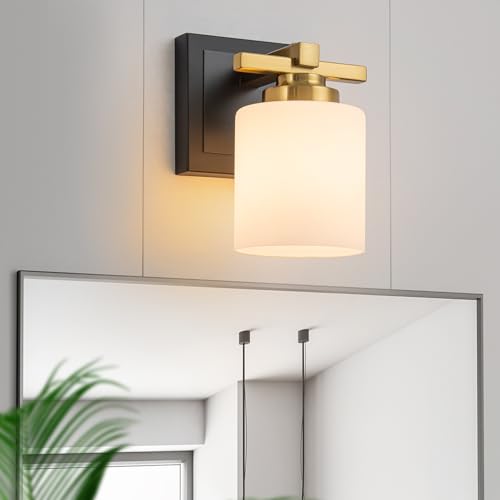 Modern Bathroom Light Fixtures Over Mirror