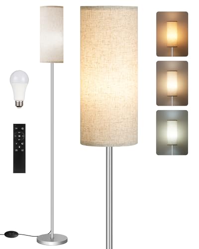 Dimmable Floor Lamps for Living Room with Remote and Foot Switch