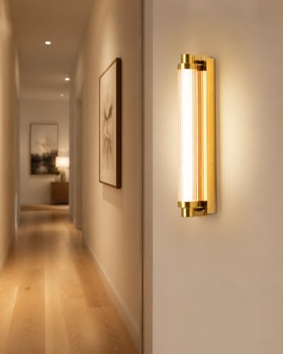 Set of 2 Modern Gold Wall Sconces (2 Count)