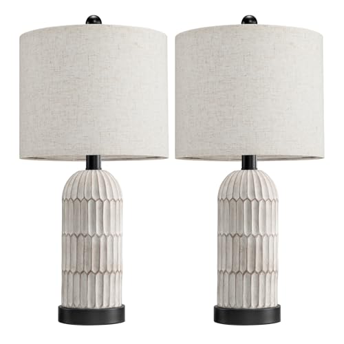 22.5" Bedside Table Lamps Set of 2 (2 Count)