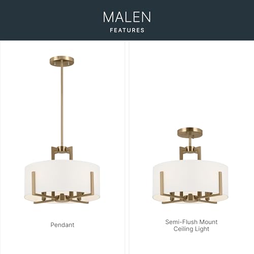 Malen 15" 4 Light Semi