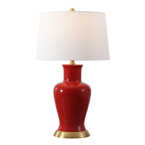 Julian Classic Ceramic Urn Metal LED Table Lamp 29"