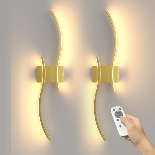 27.6 Inch Battery Operated Wall Sconce Set of 2 (2 Count)
