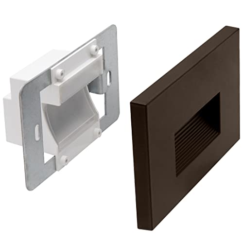 Horizontal LED Step Light Oil Rubbed Bronze (2 Count)