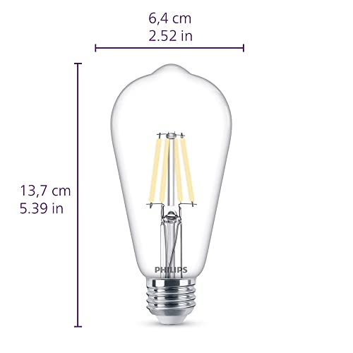 40W S19 2 Pack Vintage Edison Soft White (2 Count)