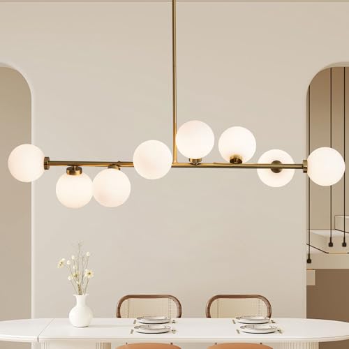 Brass Linear Chandelier