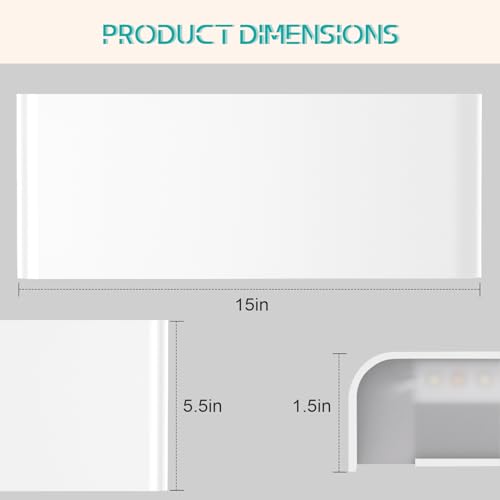 Modern Indoor 5CCT LED Wall Sconce