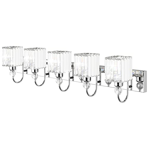 Chrome Crystal Vanity Lights 5